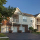 Exterior of Royersford apartments at Chestnut Pointe with garages